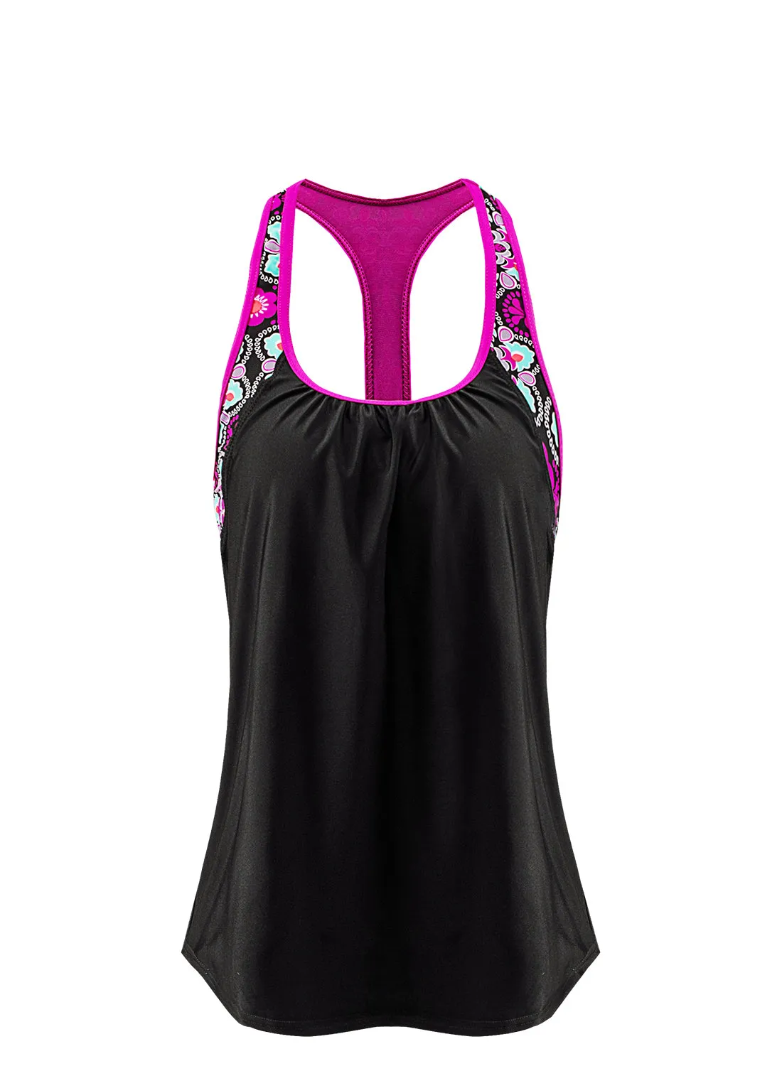 2021 Round Neck Print Quick-drying Swimsuit