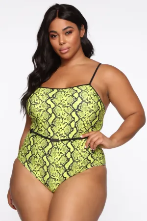 All Eyes On Me Swimsuit - Lime