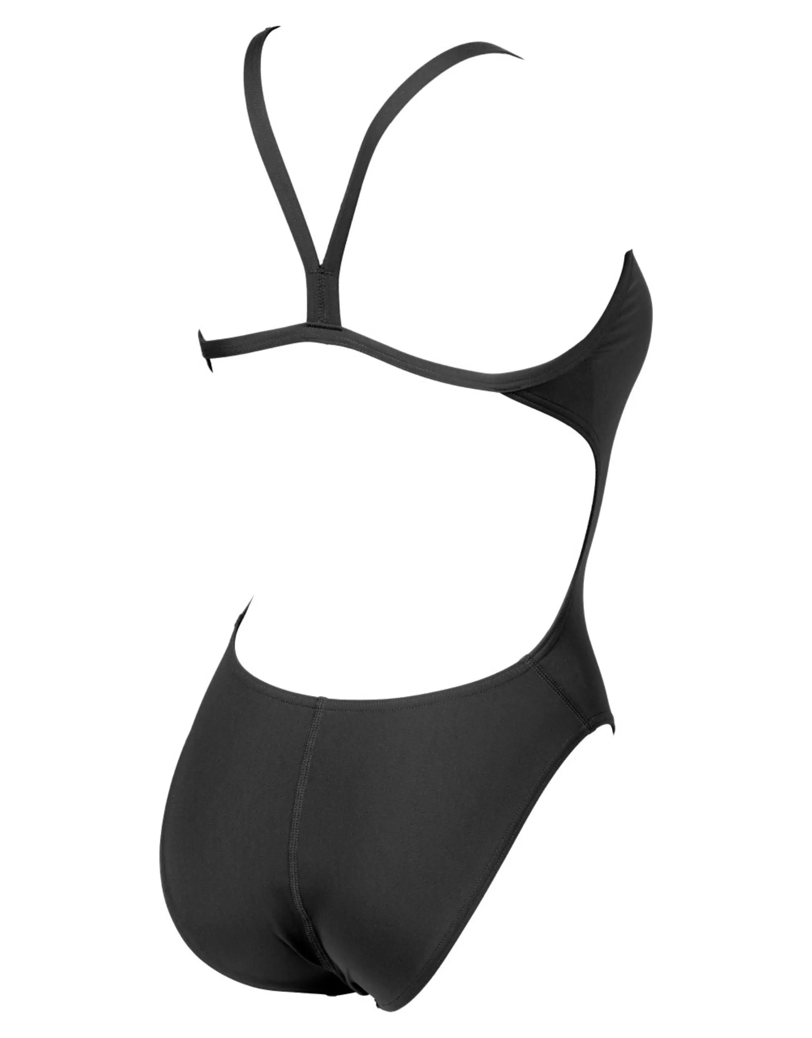 Arena Team Challenge Solid Swimsuit - Black/White