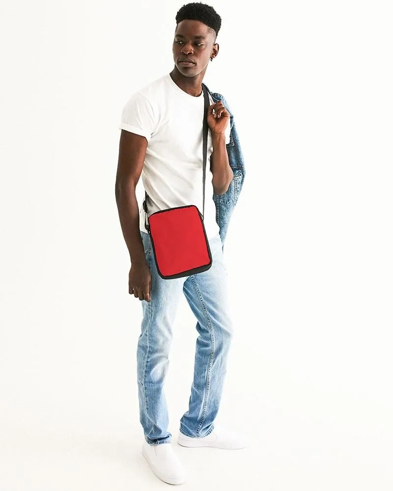 Bright Red Messenger Pouch | Bright Pure Red | C0M100Y100K0