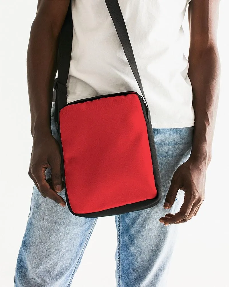Bright Red Messenger Pouch | Bright Pure Red | C0M100Y100K0