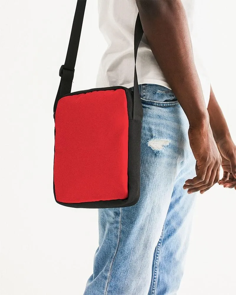 Bright Red Messenger Pouch | Bright Pure Red | C0M100Y100K0