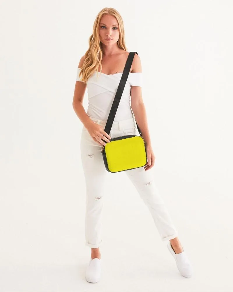 Bright Yellow Crossbody Bag | Bright Pure Yellow | C0M0Y100K0
