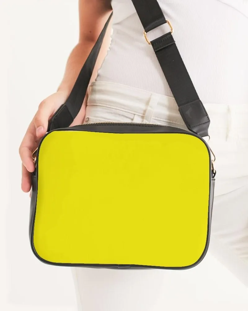 Bright Yellow Crossbody Bag | Bright Pure Yellow | C0M0Y100K0