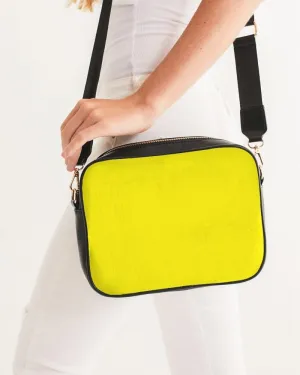 Bright Yellow Crossbody Bag | Bright Pure Yellow | C0M0Y100K0
