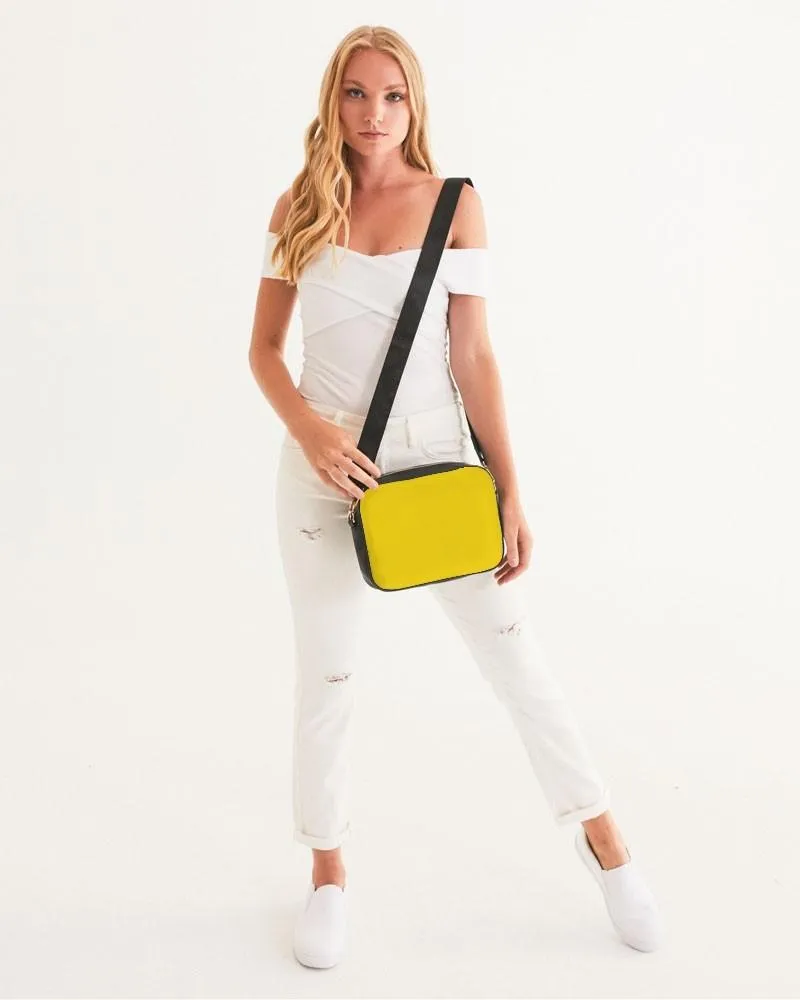 Bright Yellow Crossbody Bag | Bright Pure Yellow | C0M12Y100K0