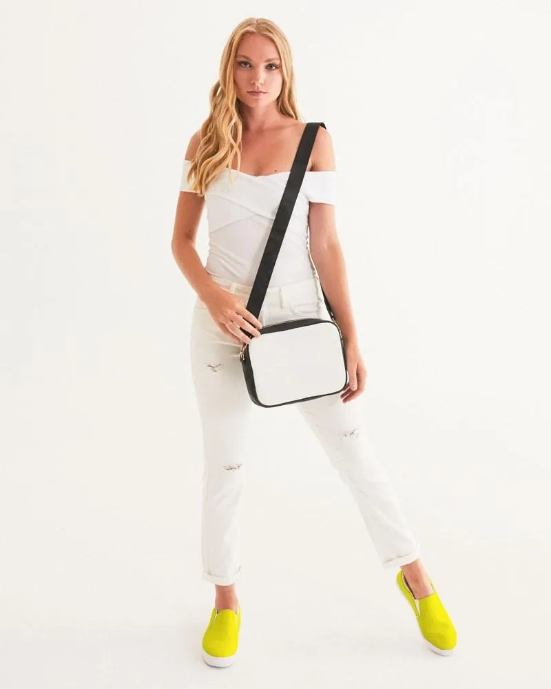 Bright Yellow Slip-On Canvas Sneakers | Women's | Bright Pure Yellow | C0M0Y100K0