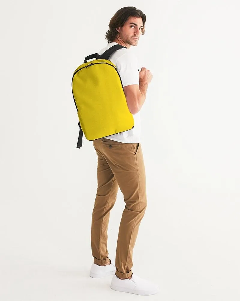 Bright Yellow Waterproof Backpack | Bright Pure Yellow | C0M12Y100K0