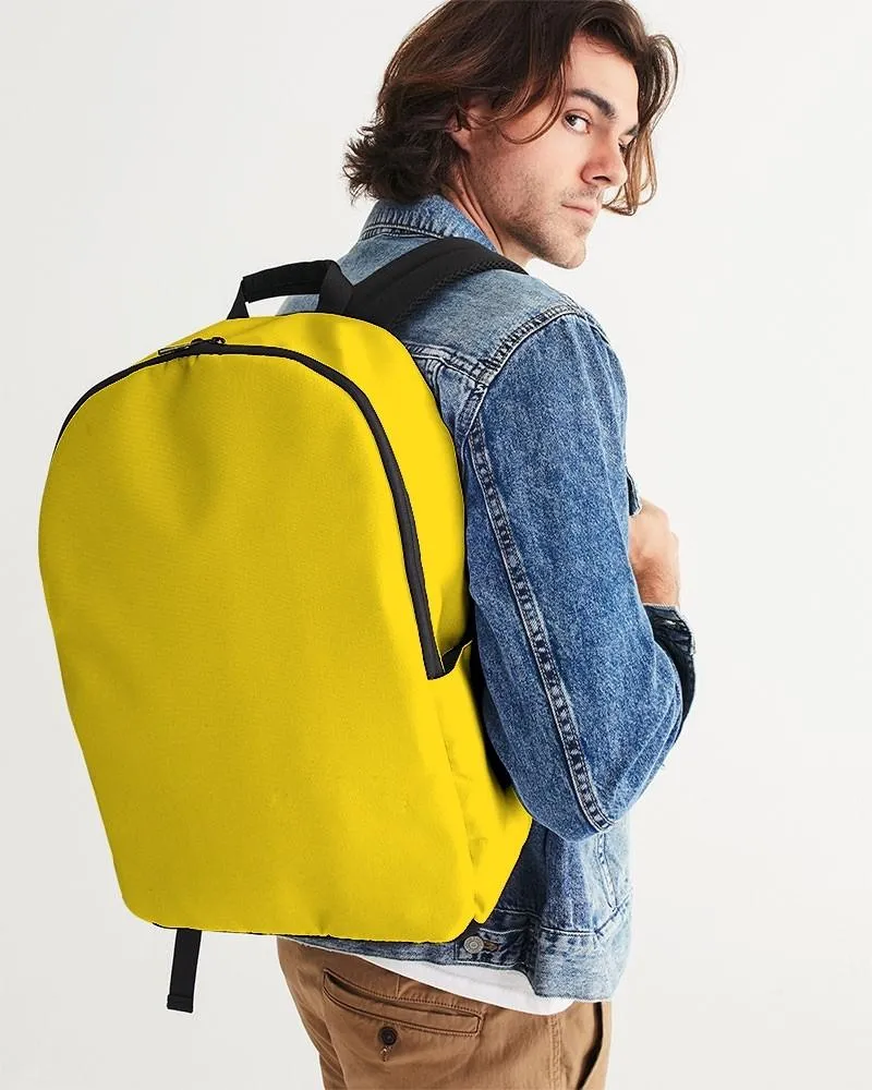 Bright Yellow Waterproof Backpack | Bright Pure Yellow | C0M12Y100K0