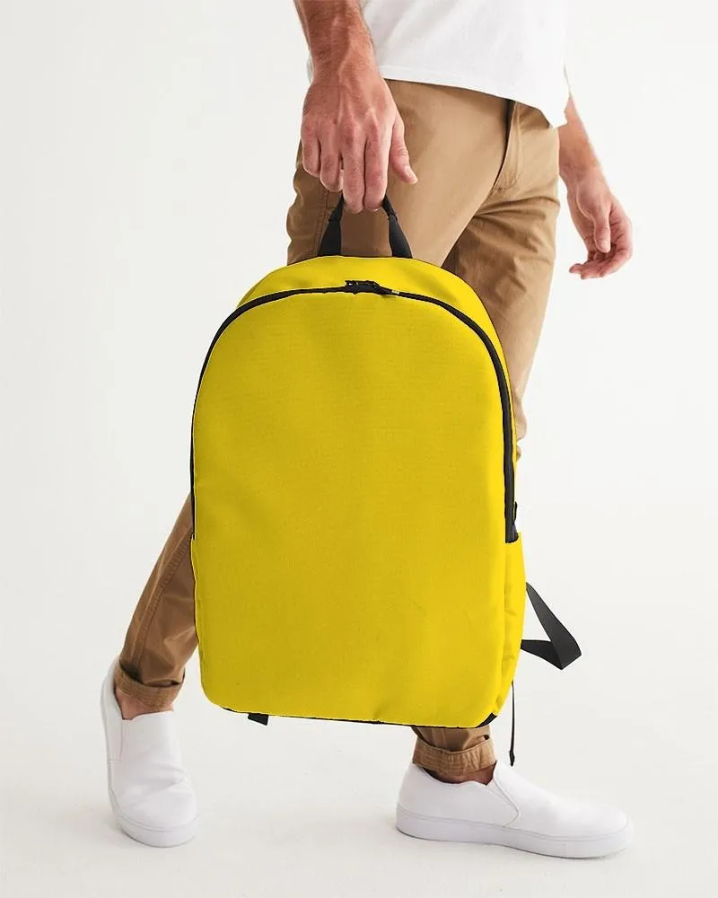 Bright Yellow Waterproof Backpack | Bright Pure Yellow | C0M12Y100K0