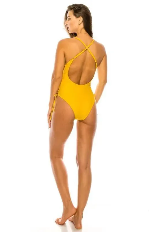 Classic One Piece with Crossed Back