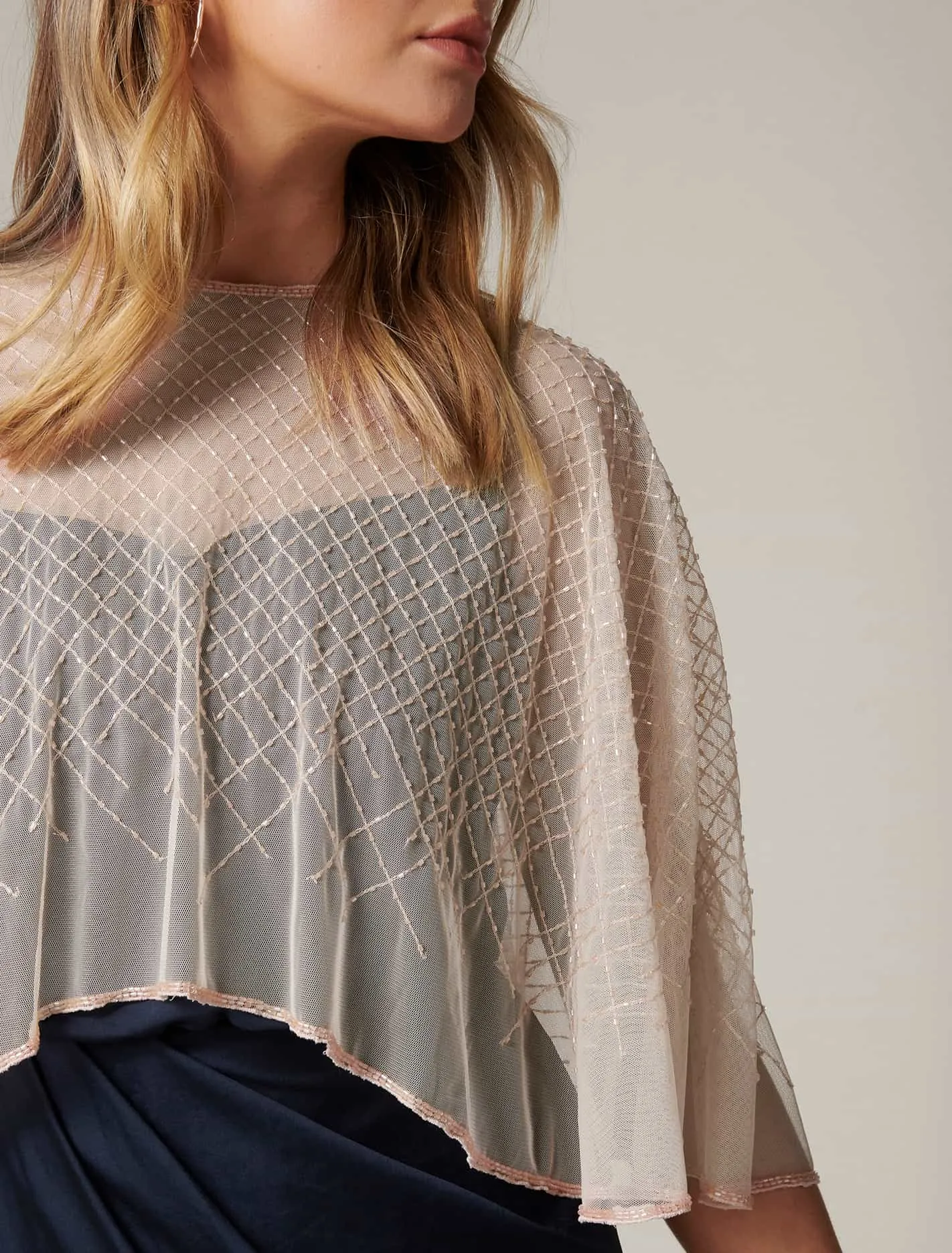 Gabriella Embellished Cape