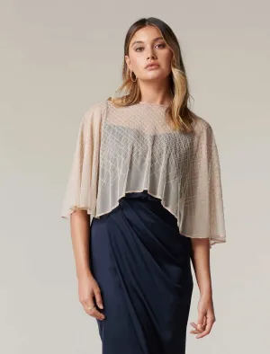 Gabriella Embellished Cape