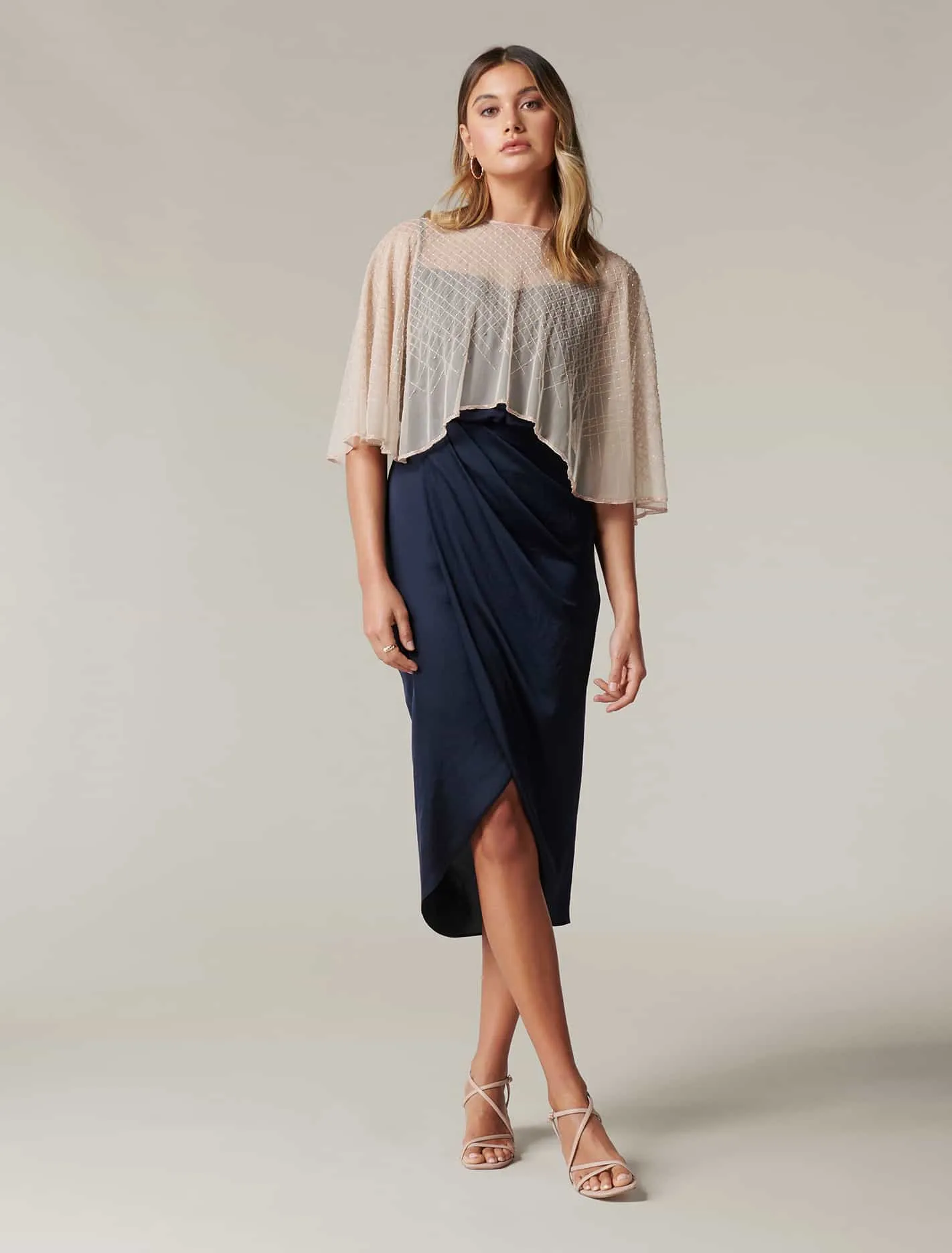 Gabriella Embellished Cape