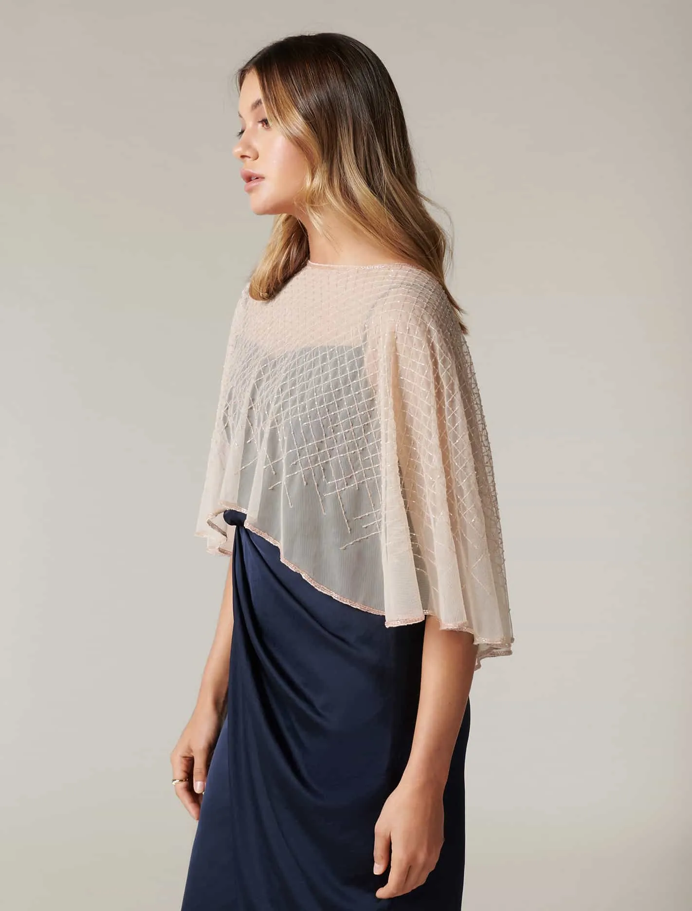 Gabriella Embellished Cape
