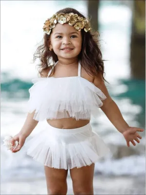 Girls Adorable Angel Two Piece Swimsuit