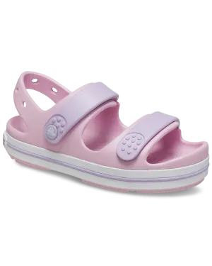 Girls Crocband Cruiser Sandals in Ballerina Pink & Lavender