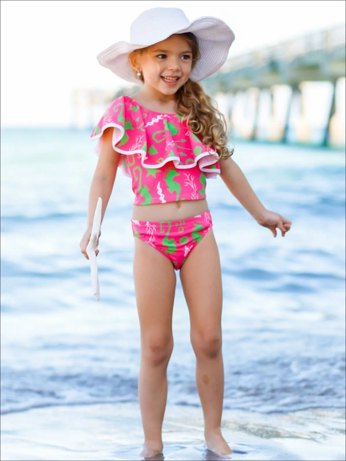 Girls Ocean Dreamin' Two Piece Swimsuit