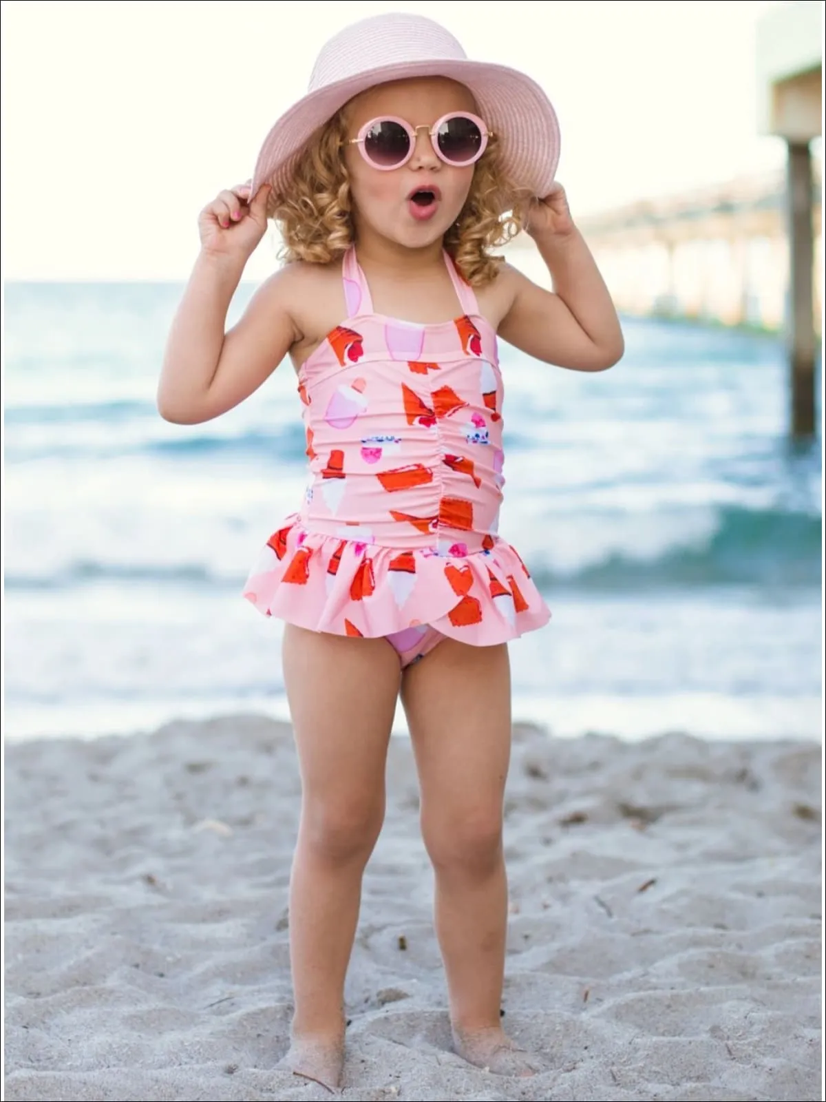 Girls Try Not To Melt One Piece Swimsuit
