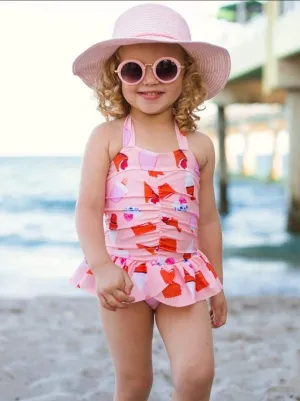 Girls Try Not To Melt One Piece Swimsuit