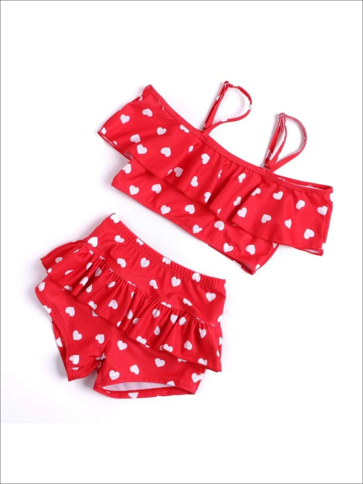 Girls Whole Lotta Love Two Piece Swimsuit