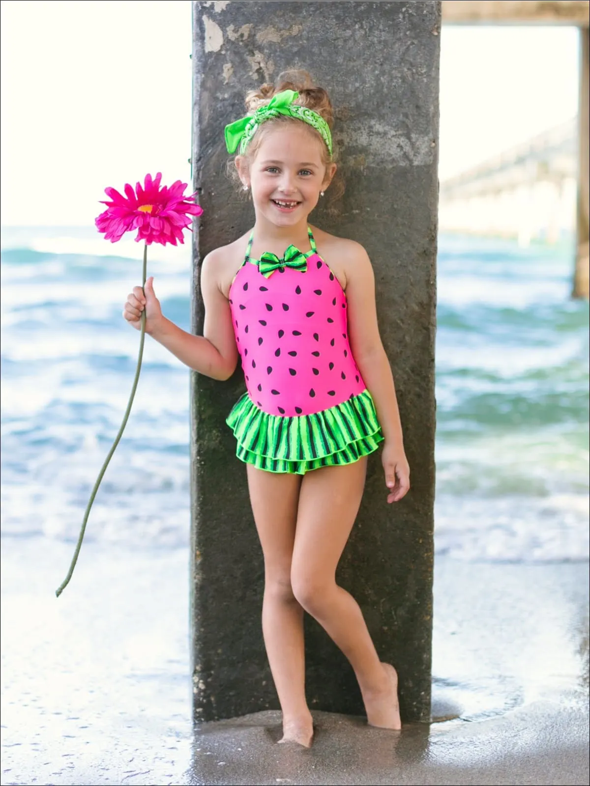 Girls You Make My Life Oh So Sweet One Piece Swimsuit