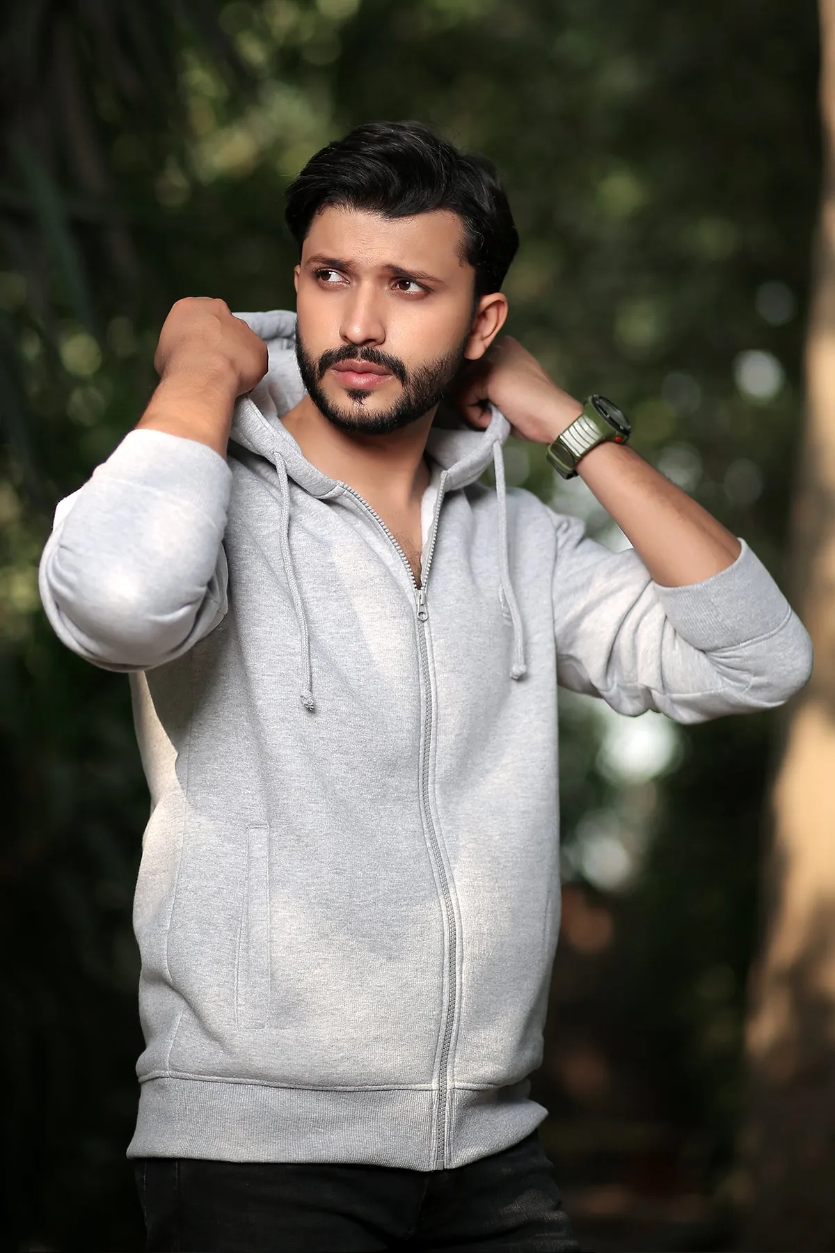 Mens "JAEYSHA" Winter Zipper Hoodie Everyday
