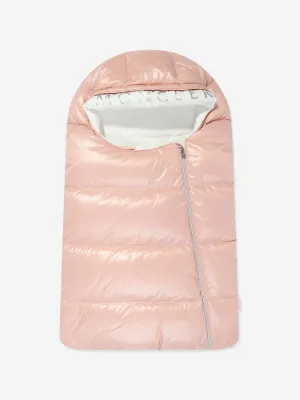 Moncler Enfant Baby Girls Down Padded Nest in Pink