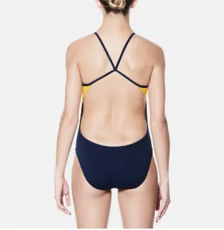 Nike Women's Polyester Color Surge Cut-Out One Piece Swimsuit