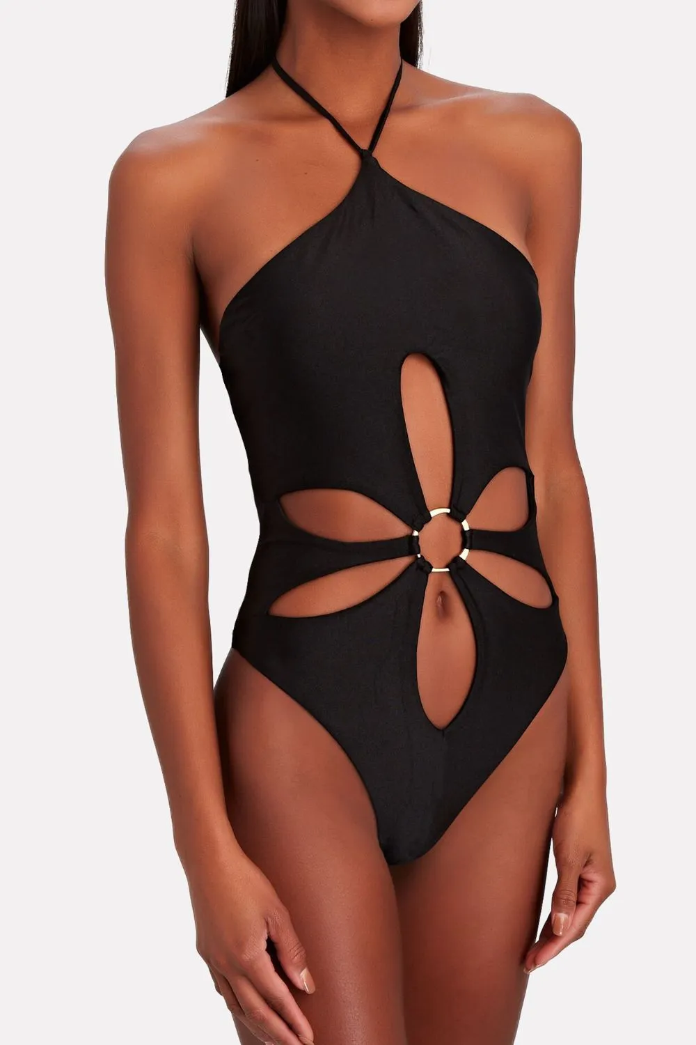 One-Piece Swimsuit Flower Cutout Women's Fashion One Piece Bathing-suit Bikini