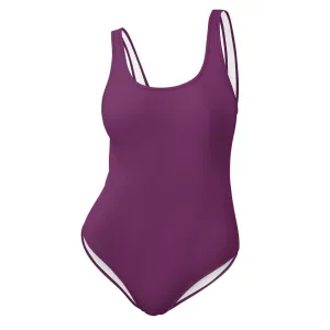 Palatinate Purple One-Piece Swimsuit