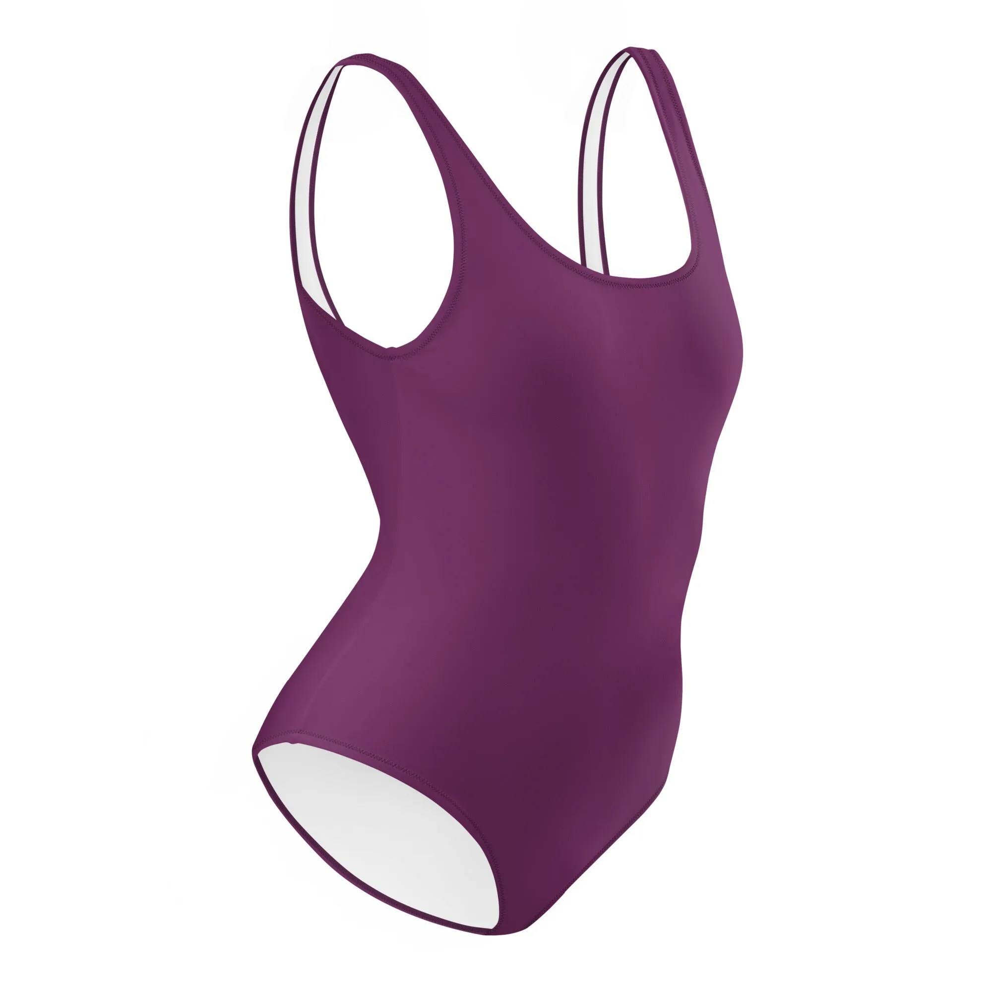 Palatinate Purple One-Piece Swimsuit