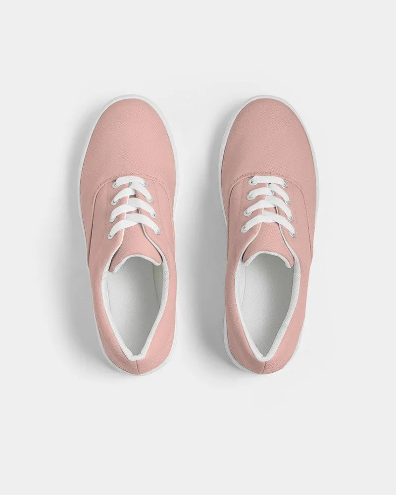 Pale Pastel Pink Red Women's Canvas Sneakers | Women's | Bright Pale Pastel Pink Red | C0M30Y22K0