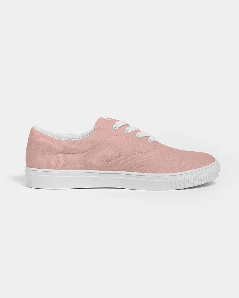Pale Pastel Pink Red Women's Canvas Sneakers | Women's | Bright Pale Pastel Pink Red | C0M30Y22K0
