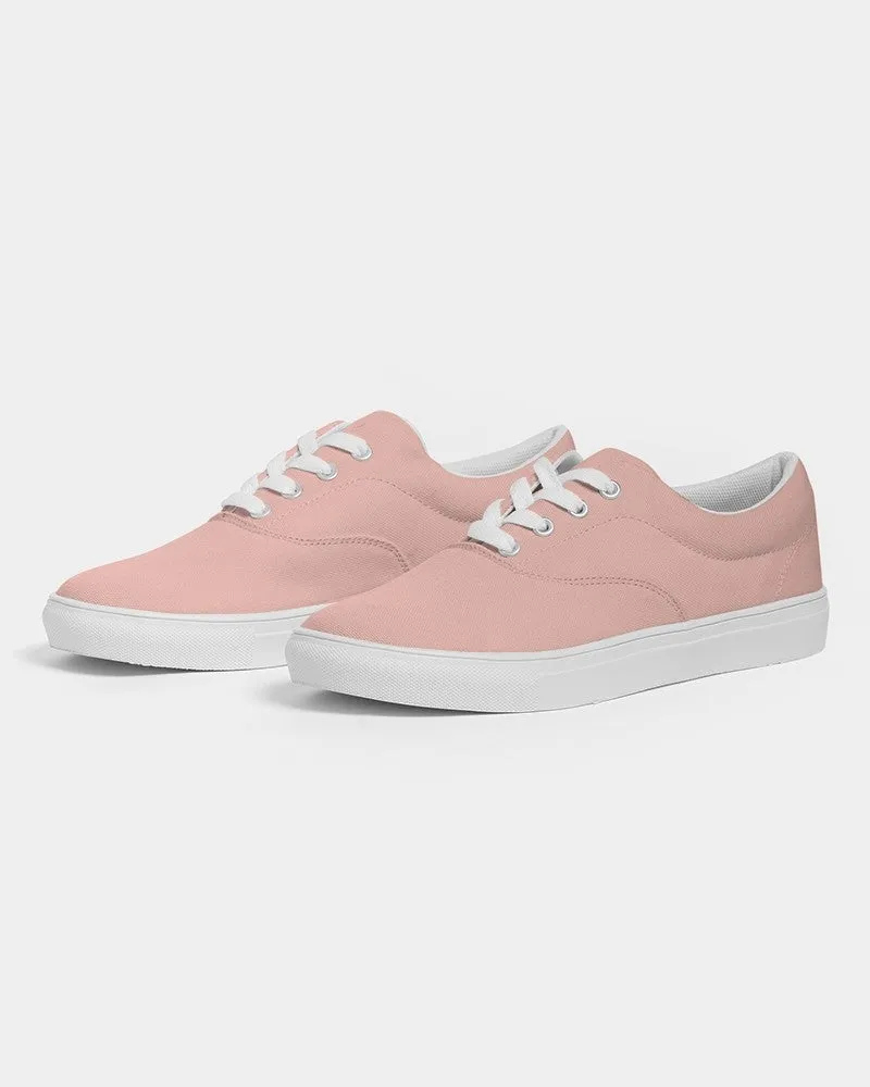 Pale Pastel Pink Red Women's Canvas Sneakers | Women's | Bright Pale Pastel Pink Red | C0M30Y22K0