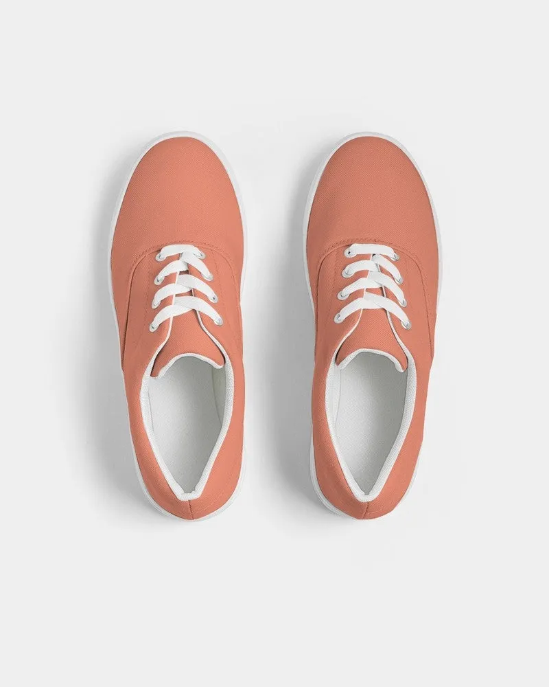 Pastel Red Men's Canvas Sneakers | Men's | Bright Pastel Red | C0M60Y60K0