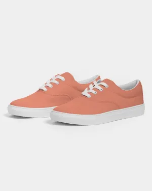 Pastel Red Men's Canvas Sneakers | Men's | Bright Pastel Red | C0M60Y60K0
