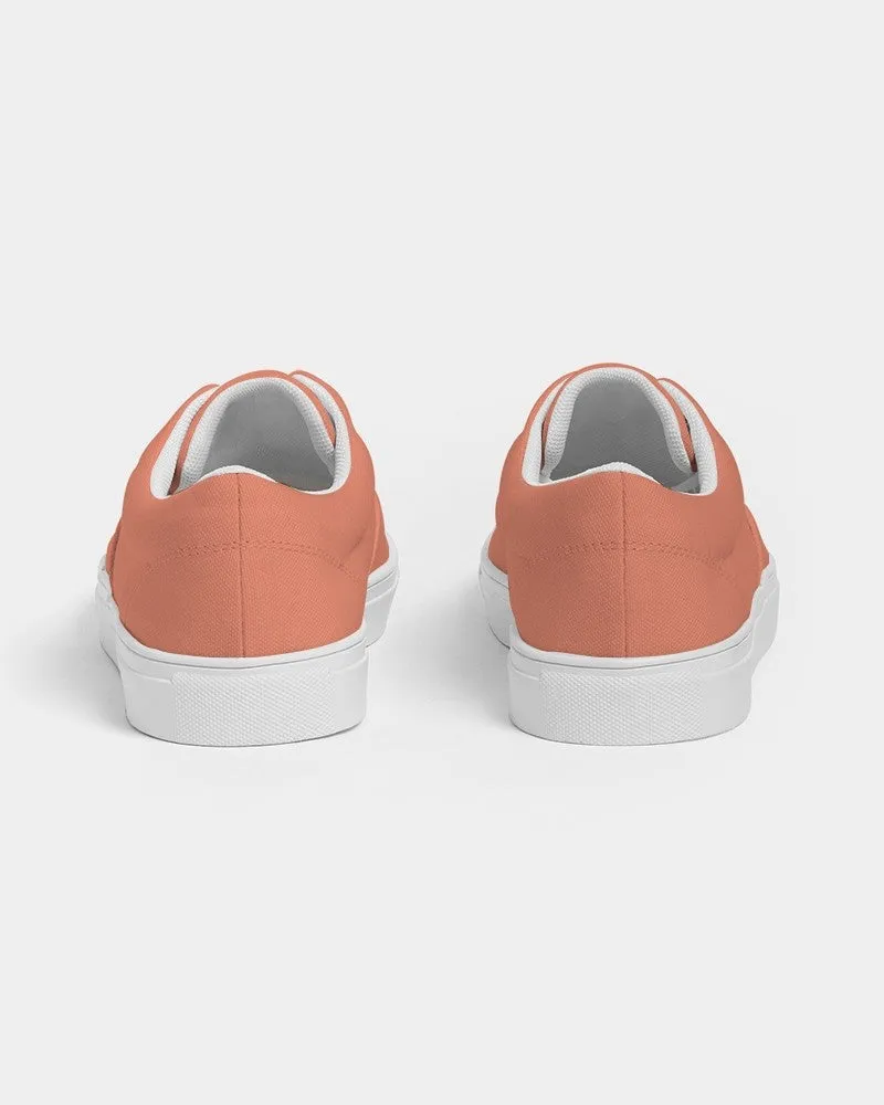 Pastel Red Men's Canvas Sneakers | Men's | Bright Pastel Red | C0M60Y60K0