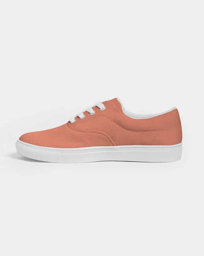 Pastel Red Men's Canvas Sneakers | Men's | Bright Pastel Red | C0M60Y60K0