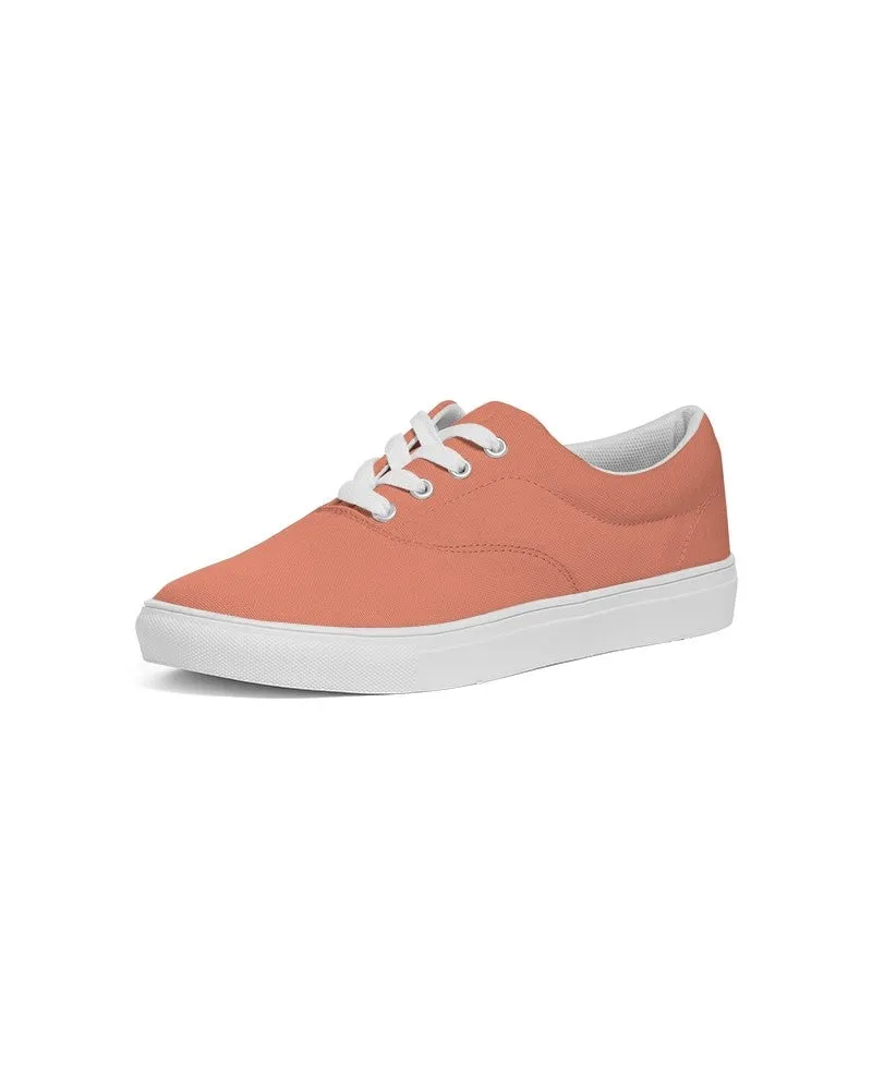 Pastel Red Men's Canvas Sneakers | Men's | Bright Pastel Red | C0M60Y60K0