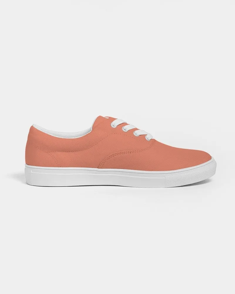 Pastel Red Men's Canvas Sneakers | Men's | Bright Pastel Red | C0M60Y60K0