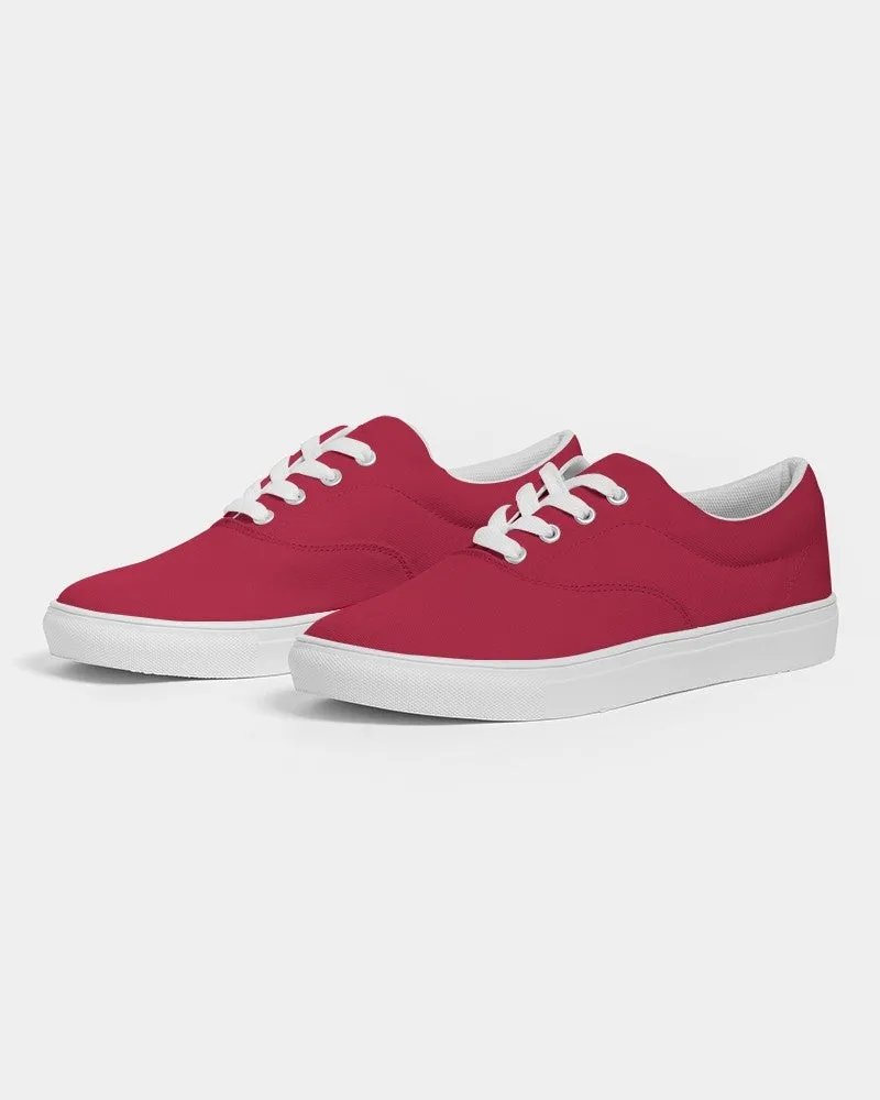 Shaded Red Canvas Sneakers | Men's | C0M100Y75K30