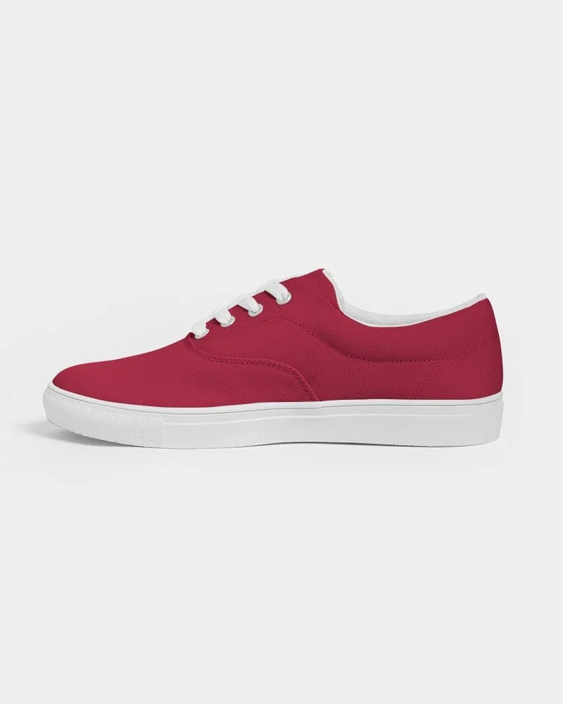 Shaded Red Canvas Sneakers | Men's | C0M100Y75K30