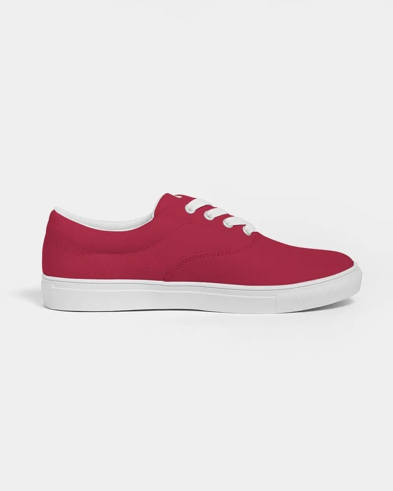 Shaded Red Canvas Sneakers | Men's | C0M100Y75K30