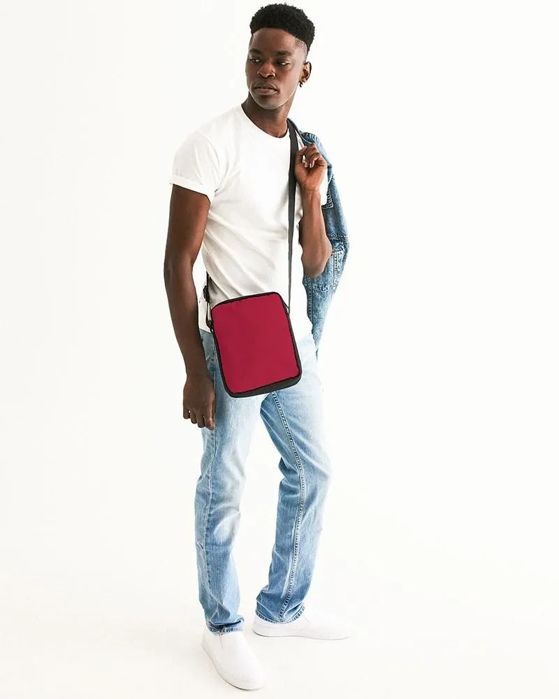 Shaded Red Messenger Pouch | C0M100Y75K30