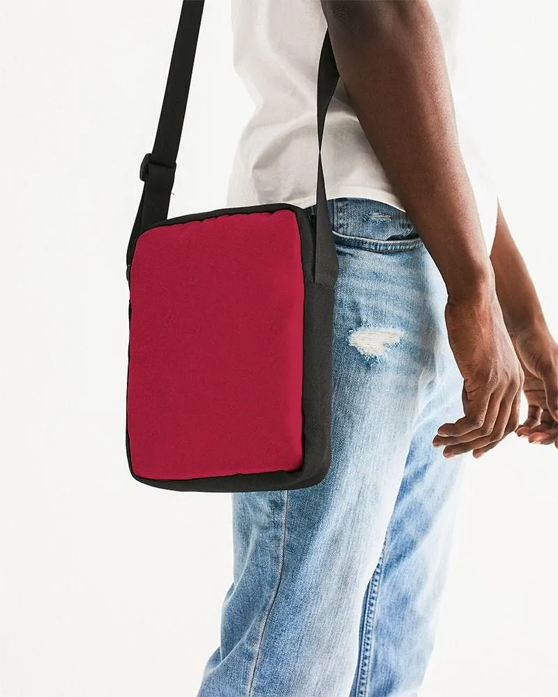 Shaded Red Messenger Pouch | C0M100Y75K30