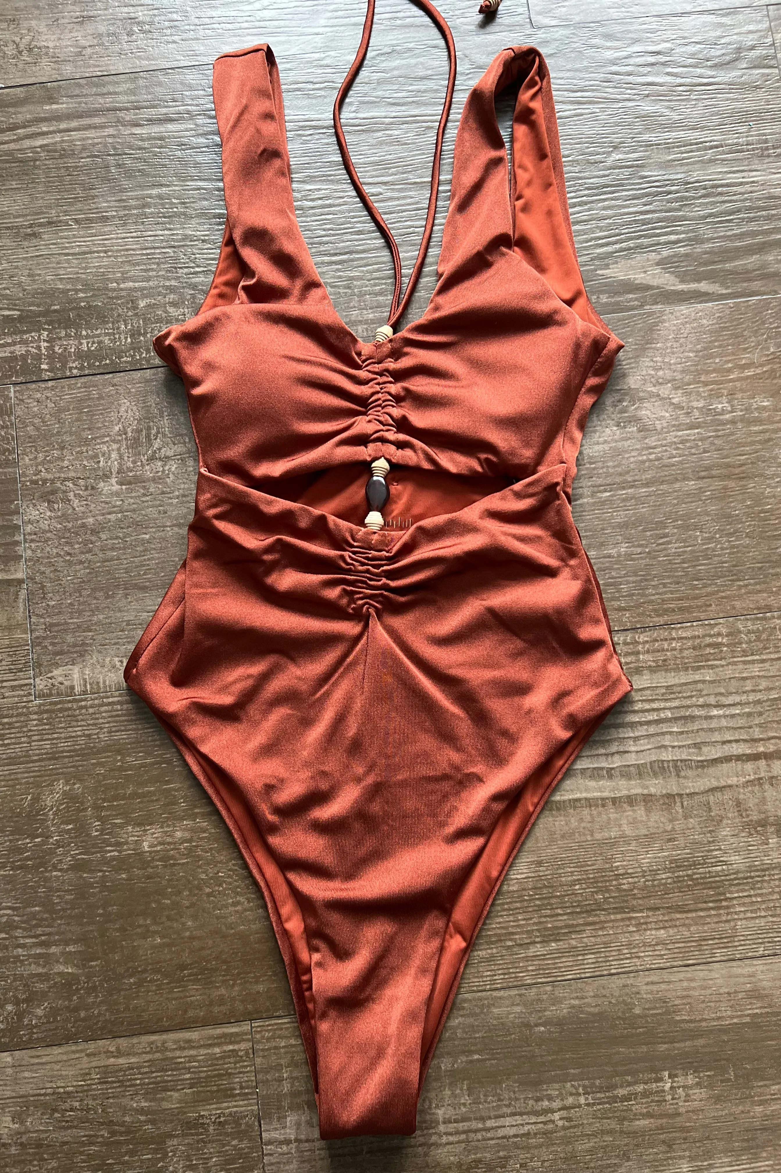 Shinny Clay- Cut Out  One Piece
