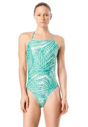 Speedo Turnz Women&#39;s Tie Back One Piece Swimsuit