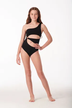 Split up Black Trikini