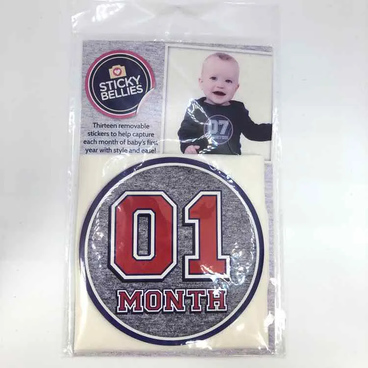 Sporty Shorty Milestone Stickers